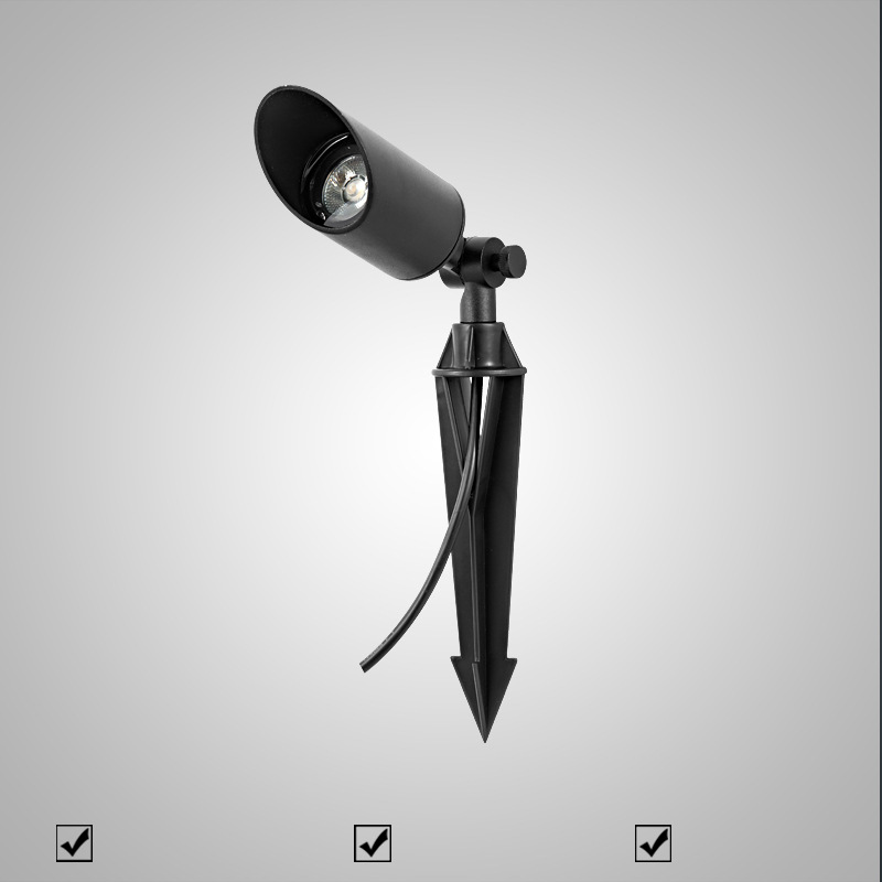 Waterproof IP65 LED Spike Light for Outdoor Lawn Garden Borders Easy Installation Aluminum Lamp Body